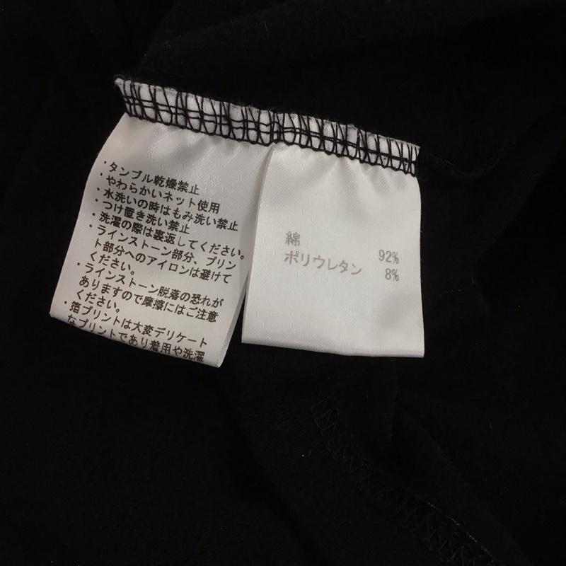 エンポリオアルマーニ EMPORIO ARMANI カットソー 長袖 長袖カットソー クルーネックカットソー スパンコール M ロゴ、文字 黒 / ブラック /  メンズ USED 古着 中古 10136159