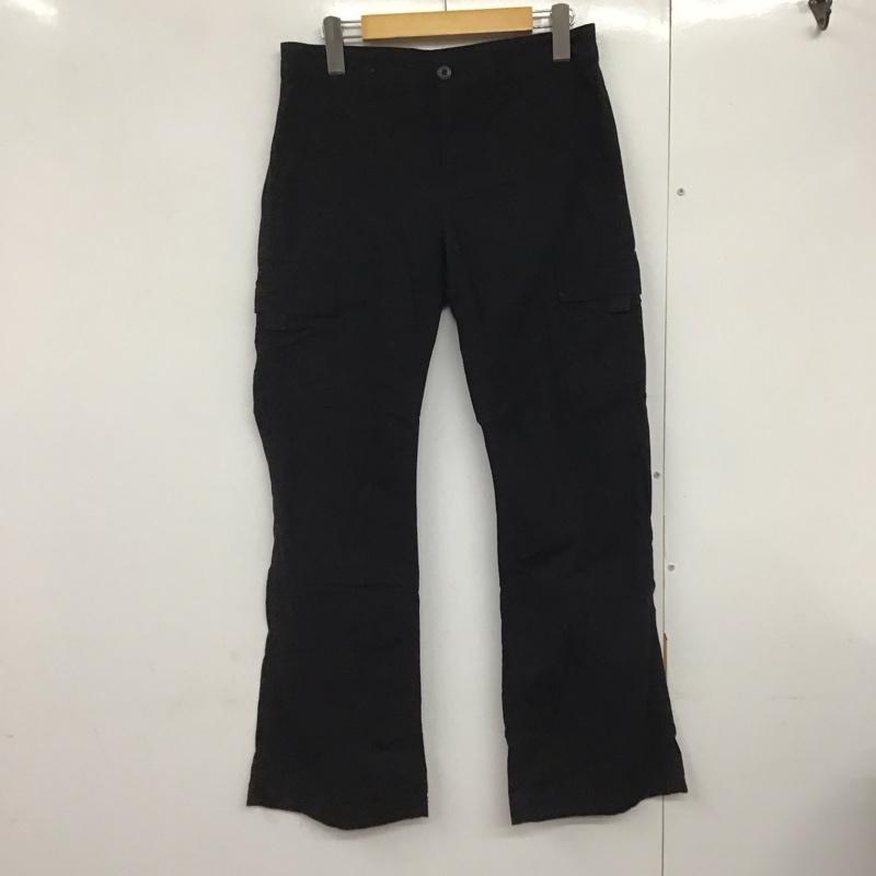エックスガール X-girl パンツ ワークパンツ、ペインターパンツ 105232031007 ミリタリーフレアパンツ S 無地 黒 / ブラック /  レディース USED 古着 中古 10142784