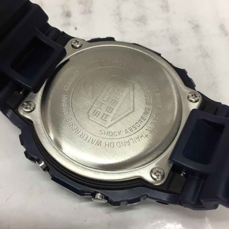 ジーショック G-SHOCK 腕時計 デジタル DW-5600RB 箱有 ロゴ、文字 紺 / ネイビー /  メンズ USED 古着 中古 10106416