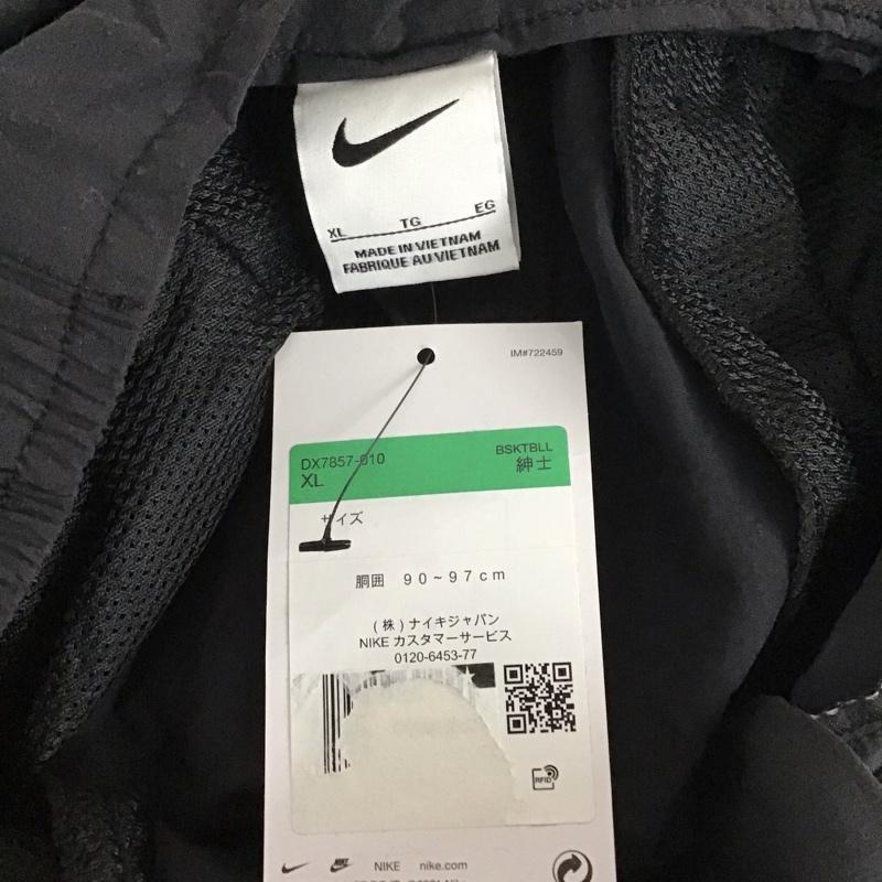 ナイキ NIKE パンツ ワークパンツ、ペインターパンツ dx7857-010 PREMIUMBASKETBALLカーゴパンツ ワイドパンツ XL ロゴ、文字 黒 / ブラック /  メンズ USED 古着 中古 10129511