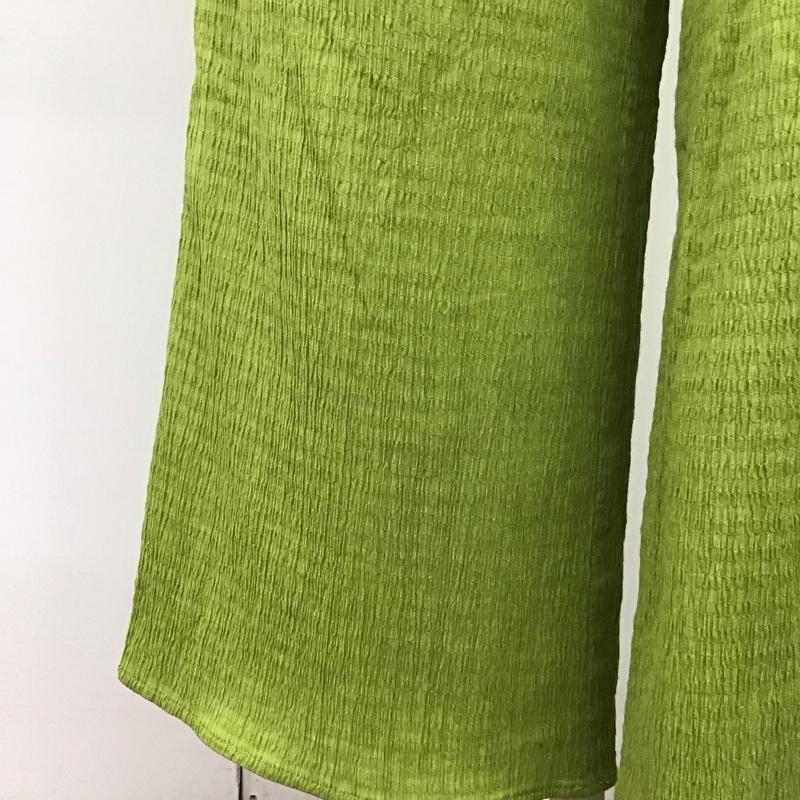 ニコアンド niko and... ボトムス ボトムス S223IL21FL イージーパンツ ワイドパンツ L  黄緑 / イエローグリーン /  レディース USED 古着 中古 10111558