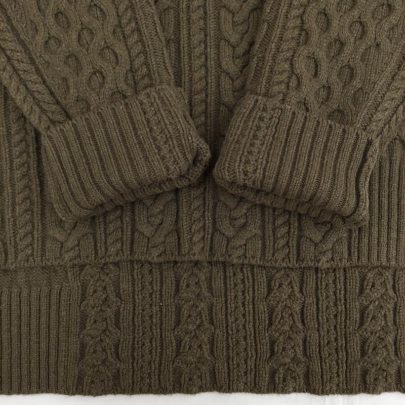 マカフィー MACPHEE ニット、セーター 長袖 S  ダークブラウン / ダークブラウン /  レディース USED 古着 中古 10142557