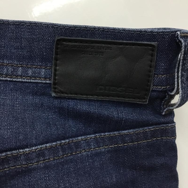 ディーゼル DIESEL パンツ デニム、ジーンズ デニムパンツ ストレートパンツ ストレッチパンツ カジュアルパンツ 34 無地 インディゴ / インディゴ /  メンズ USED 古着 中古 10118700