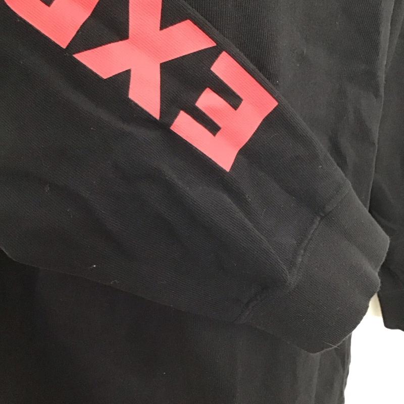 ザノースフェイス THE NORTH FACE カットソー 長袖 nt82034 長袖Tシャツ プリントTシャツ クルーネック M ロゴ、文字 黒 / ブラック /  メンズ USED 古着 中古 10124879