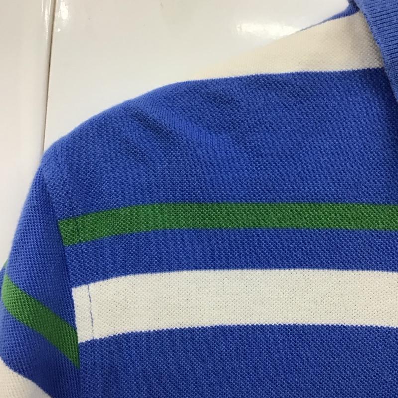 トミーヒルフィガー TOMMY HILFIGER ポロシャツ 半袖 半袖ポロシャツ 半袖カットソー カラーシャツ L ボーダー柄 マルチカラー / マルチカラー /  メンズ USED 古着 中古 10130145