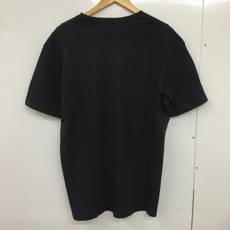 ミレー MILLET Tシャツ 半袖 半袖カットソー プリントTシャツ クルーネックカットソー L プリント 黒 / ブラック /  メンズ USED 古着 中古 10132271