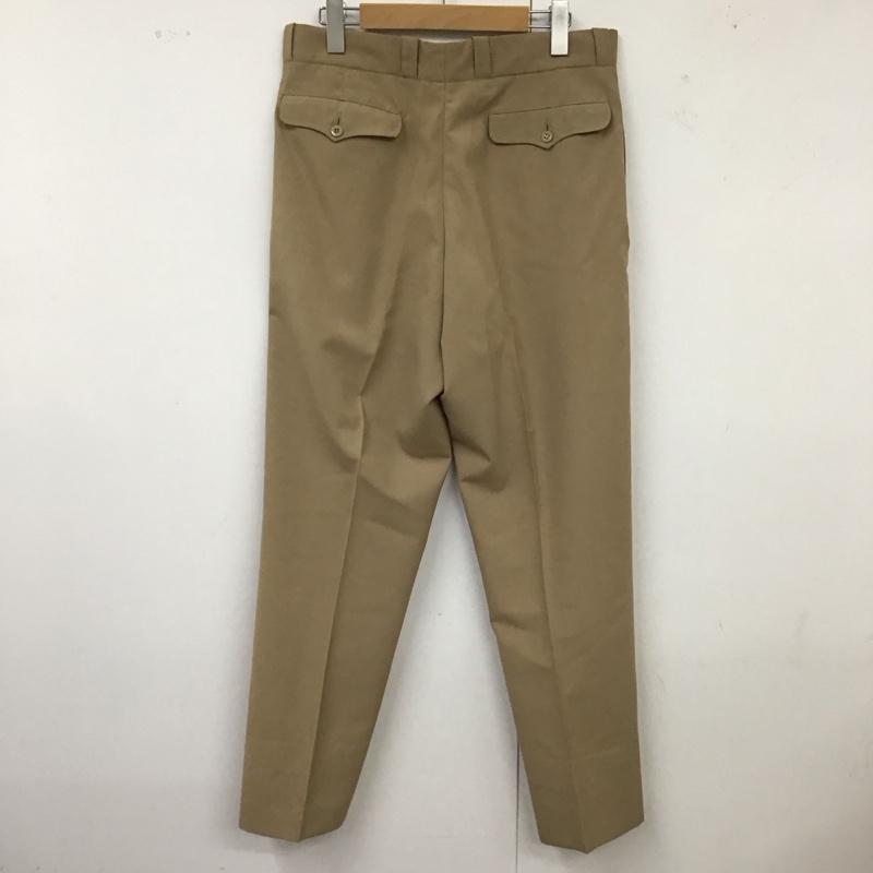 古着 USED パンツ スラックス ユーロ古着 84 XL 無地 ベージュ / ベージュ /  メンズ USED 古着 中古 10118025