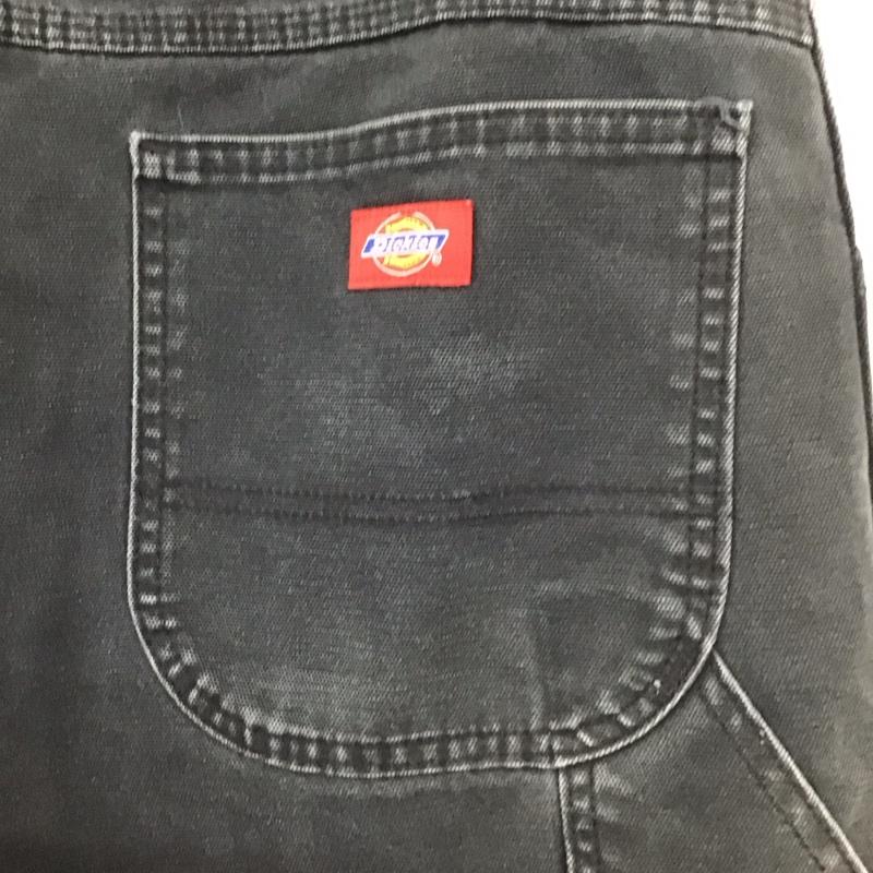 ディッキーズ Dickies パンツ ワークパンツ、ペインターパンツ 36 × 32 ロゴ、文字 黒 / ブラック /  メンズ USED 古着 中古 10133759