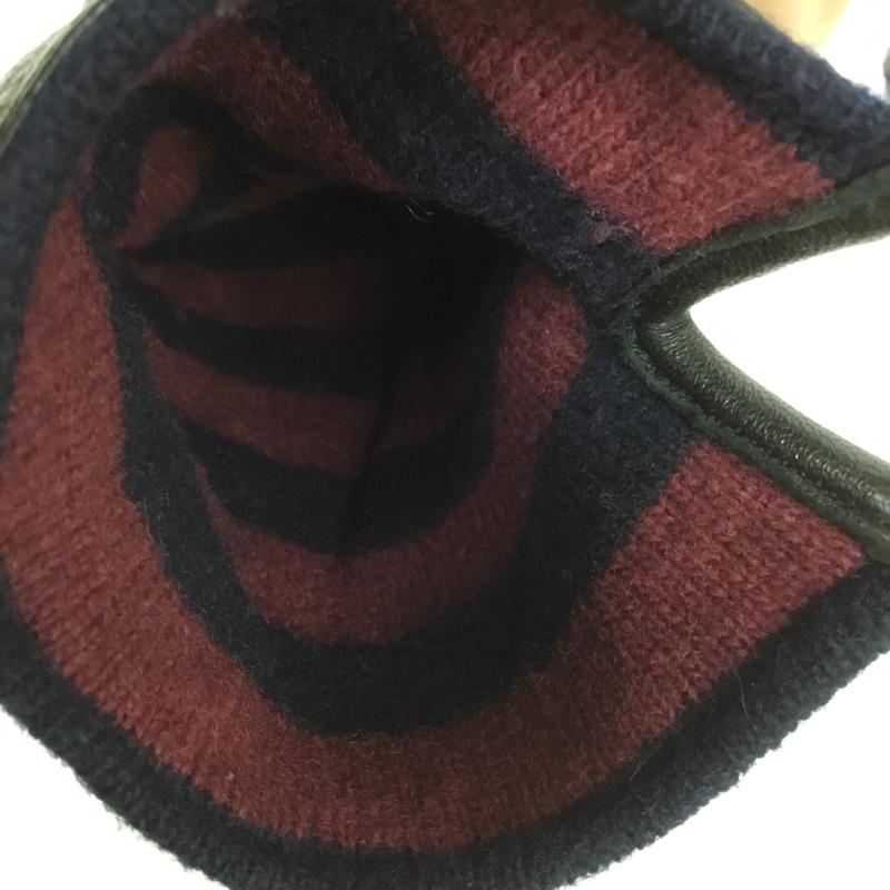 ヴィヴィアンウエストウッド Vivienne Westwood ファッション小物 手袋 レザー ワンポイント 黒 / ブラック /  メンズ USED 古着 中古 10143977