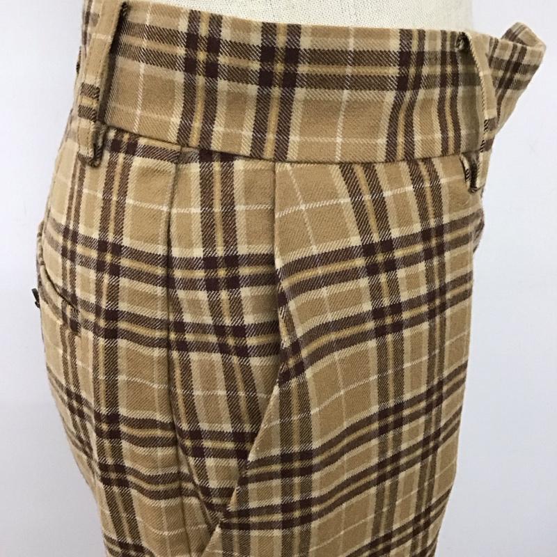 アーバンリサーチ URBAN RESEARCH ボトムス ボトムス UR17-24C001 TRウールチェックストレートパンツ 36 チェック ベージュ / ベージュ / X 茶 / ブラウン / X 黄 / イエロー /  レディース USED 古着 中古 10118807