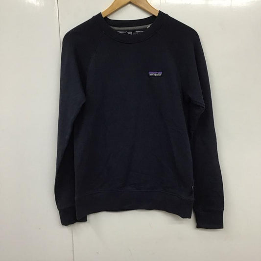 パタゴニア patagonia トレーナー 長袖 XS 無地 X ロゴ、文字 紺 / ネイビー /  レディース USED 古着 中古 10130348