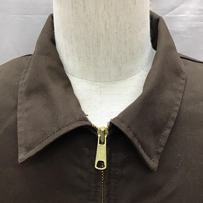 ディッキーズ Dickies ジャケット、上着 ジャンパー、ブルゾン L 無地 茶 / ブラウン /  メンズ USED 古着 中古 10122061