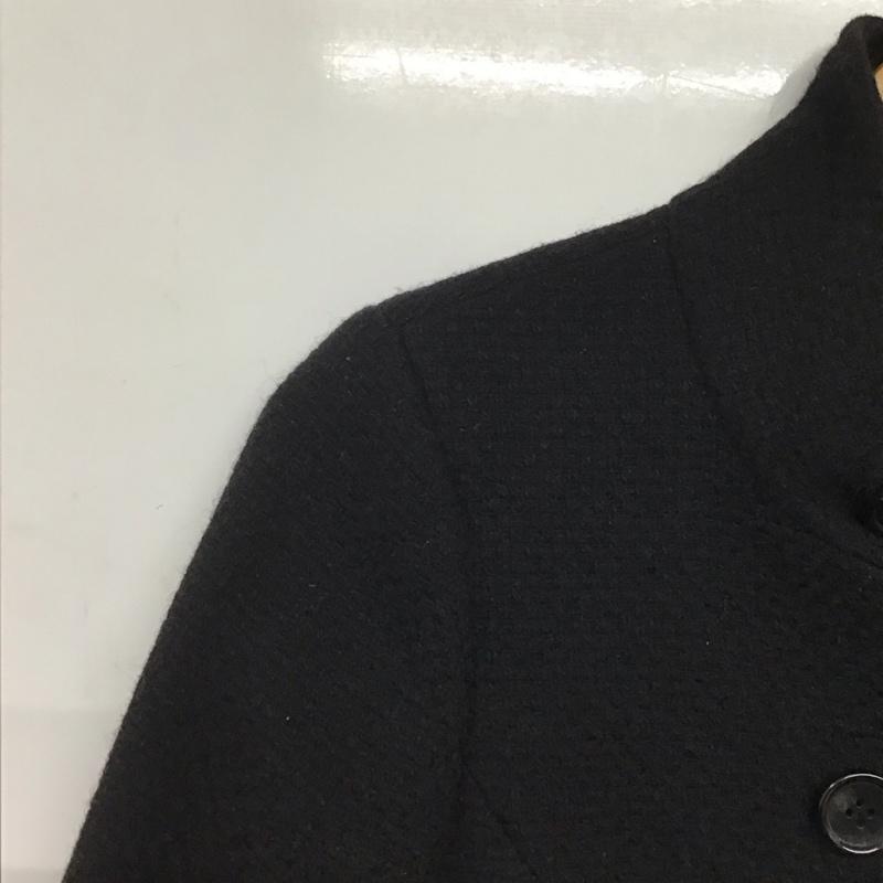 ナチュラルビューティーベーシック NATURAL BEAUTY BASIC コート コート一般 長袖ロングコート アウター カジュアルジャケット L 無地 黒 / ブラック /  レディース USED 古着 中古 10142663