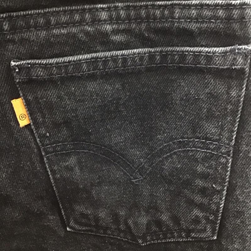 リーバイストラウスアンドコー Levi Strauss & co. パンツ デニム、ジーンズ 40505-4159 ブラックデニムパンツ スリムパンツ 28インチ 無地 黒 / ブラック /  メンズ USED 古着 中古 10116295