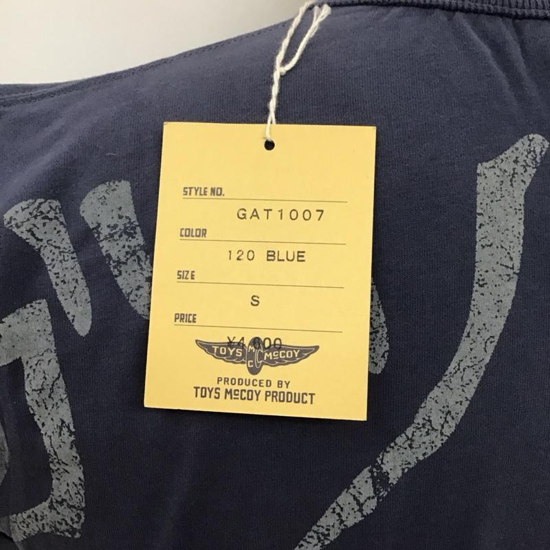 トイズマッコイ TOYS McCOY Tシャツ 半袖 GASOLINE ALLEY クルーネック バックプリント タグ付き S ロゴ、文字 紺 / ネイビー /  メンズ USED 古着 中古 10111202