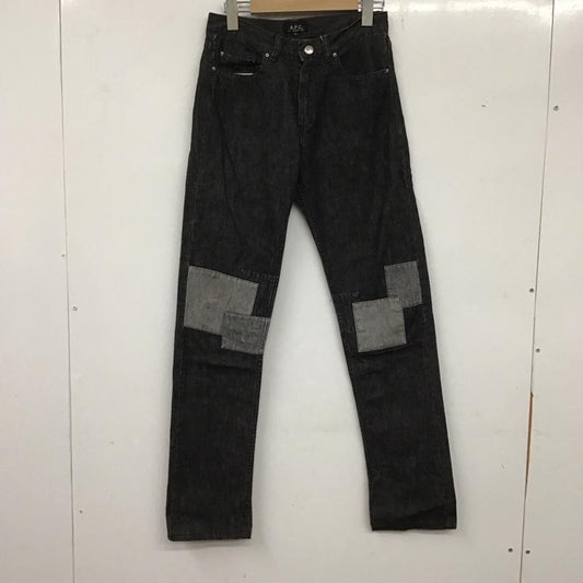 アーペーセー A.P.C. パンツ デニム、ジーンズ デニムパンツ スリムパンツ カジュアルパンツ ストレッチパンツ 28インチ 無地 黒 / ブラック /  メンズ USED 古着 中古 10136197