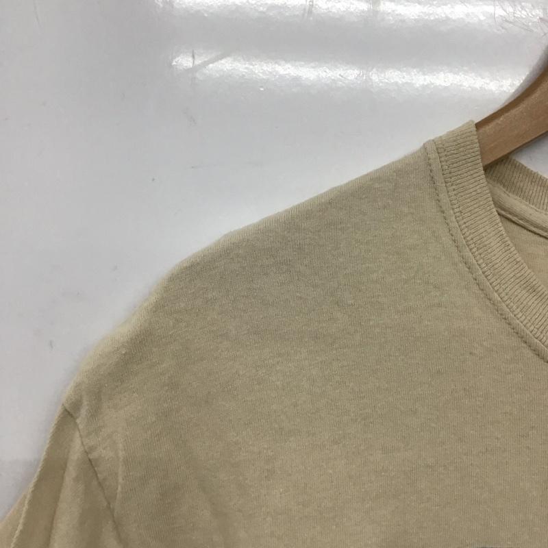 ラブラット LABRAT Tシャツ 半袖 半袖カットソー プリントTシャツ クルーネックカットソー L プリント ベージュ / ベージュ /  メンズ USED 古着 中古 10146564
