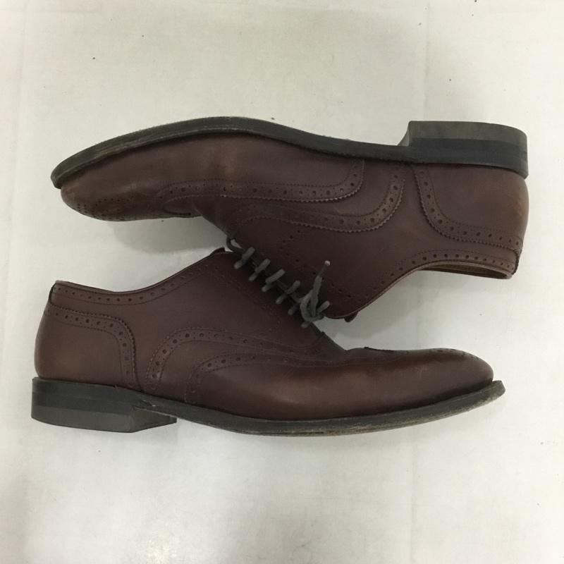 リーガル REGAL 革靴 革靴 J165 ウィングチップ メダリオン ビジネスシューズ 25.5 25.5cm  茶 / ブラウン /  メンズ USED 古着 中古 10140428