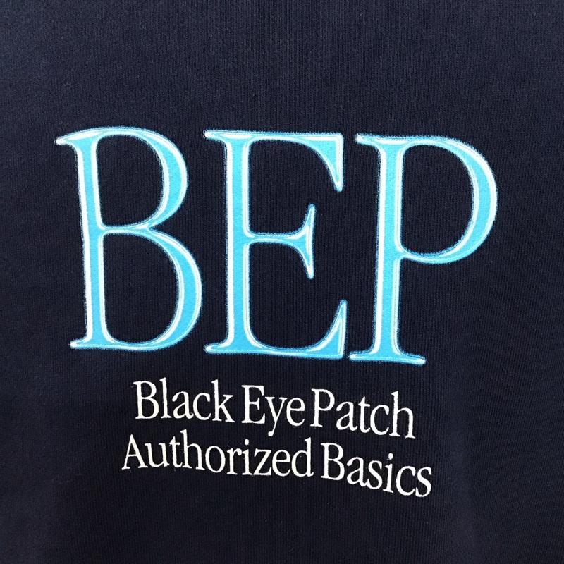 ブラックアイパッチ BlackEyePatch トレーナー 長袖 L ロゴ、文字 紺 / ネイビー /  メンズ USED 古着 中古 10121857