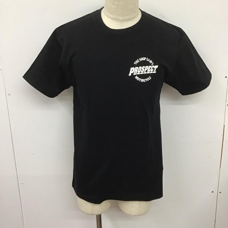 プロスペクト PROSPECT Tシャツ 半袖 半袖カットソー プリントTシャツ クルーネックカットソー S ロゴ、文字 黒 / ブラック /  メンズ USED 古着 中古 10126631