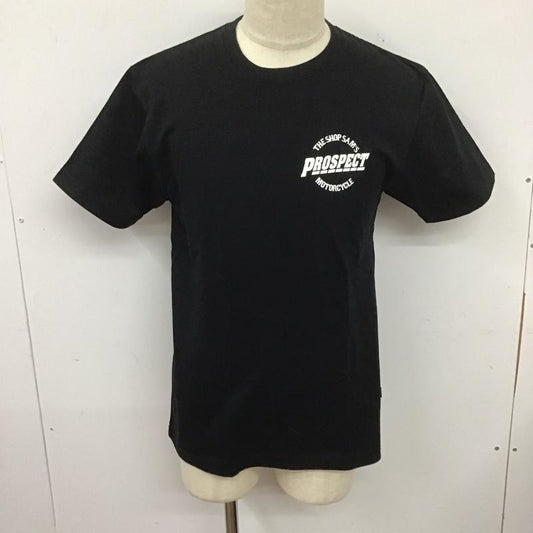 プロスペクト PROSPECT Tシャツ 半袖 半袖カットソー プリントTシャツ クルーネックカットソー S ロゴ、文字 黒 / ブラック /  メンズ USED 古着 中古 10126631