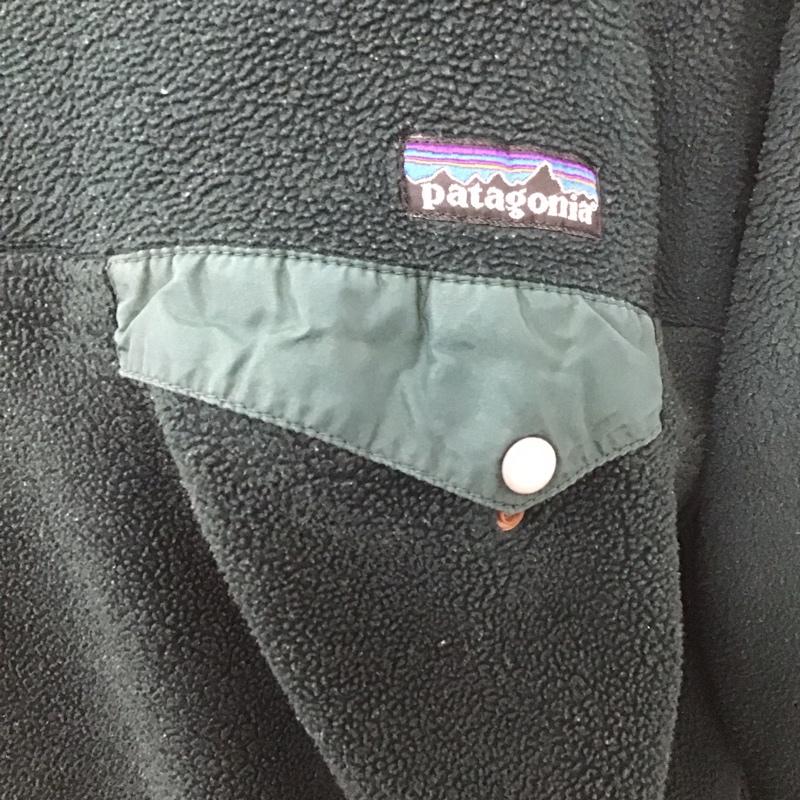 パタゴニア patagonia ジャケット、上着 ジャケット、ブレザー 長袖フリースジャケット カジュアルジャケット snapT 古着 90s ジャマイカ製 M ロゴ、文字 緑 / グリーン /  メンズ USED 古着 中古 10108049