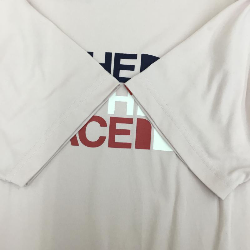 ザノースフェイス THE NORTH FACE Tシャツ 半袖 NT31352 L ロゴ、文字 桃 / ピンク /  メンズ USED 古着 中古 10144402