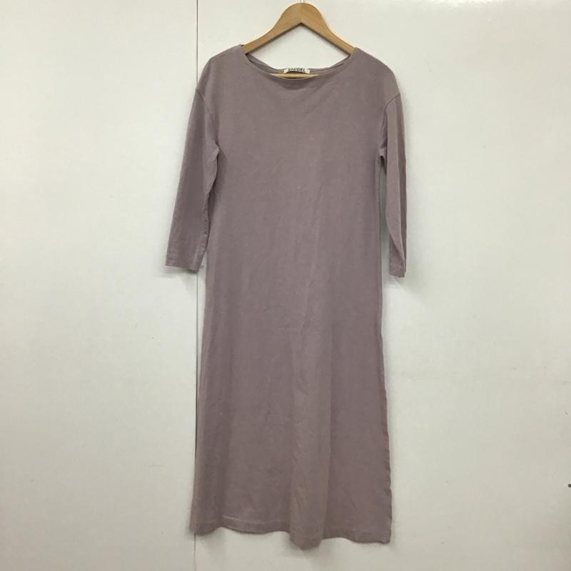 スナイデル SNIDEL ワンピース ロングスカート SWNO185038 カットワンピース 長袖 FREE 無地 紫 / パープル /  レディース USED 古着 中古 10130452