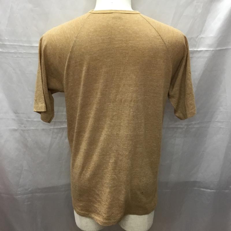 チャンピオン Champion Tシャツ 半袖 ラグランスリーブ L ロゴ、文字 橙 / オレンジ /  メンズ USED 古着 中古 10111365