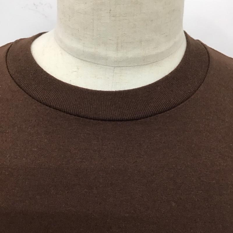 シャカ SHAKA Tシャツ 半袖 半袖カットソー プリントTシャツ クルーネックカットソー XL 無地 茶 / ブラウン /  メンズ USED 古着 中古 10124656