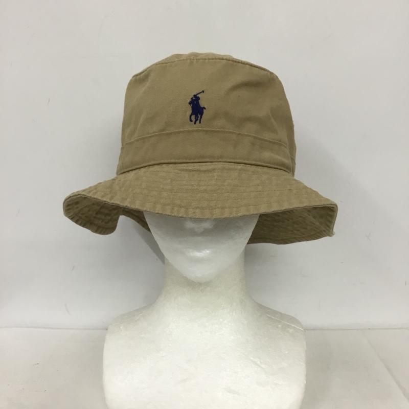 ポロラルフローレン POLO RALPH LAUREN 帽子 ハット バケットハット ワンポイント ベージュ / ベージュ /  メンズ USED 古着 中古 10138045