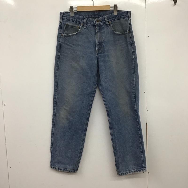 カーハート Carhartt パンツ デニム、ジーンズ 無地 水色 / ライトブルー /  メンズ USED 古着 中古 10145763