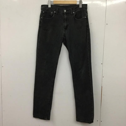 リーバイストラウスアンドコー Levi Strauss & co. パンツ デニム、ジーンズ デニムパンツ スリムパンツ カジュアルパンツ ストレッチパンツ 31インチ 無地 黒 / ブラック /  メンズ USED 古着 中古 10138602