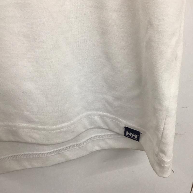 ヘリーハンセン HELLY HANSEN Tシャツ 半袖 hoev62002 半袖カットソー クルーネックカットソー プリントTシャツ XL ロゴ、文字 白 / ホワイト /  メンズ USED 古着 中古 10132359