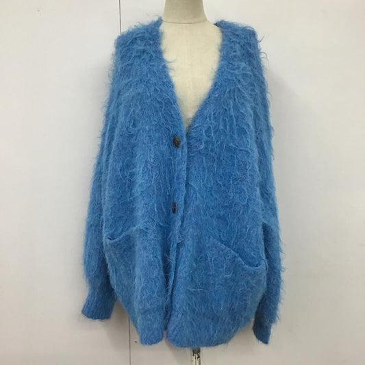 フリークスストア FREAK S STORE カーディガン 長袖 FREE 無地 青 / ブルー /  レディース USED 古着 中古 10121247