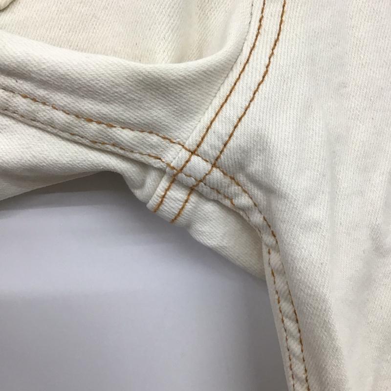ザラ ZARA パンツ デニム、ジーンズ 34 無地 白 / ホワイト /  レディース USED 古着 中古 10129578