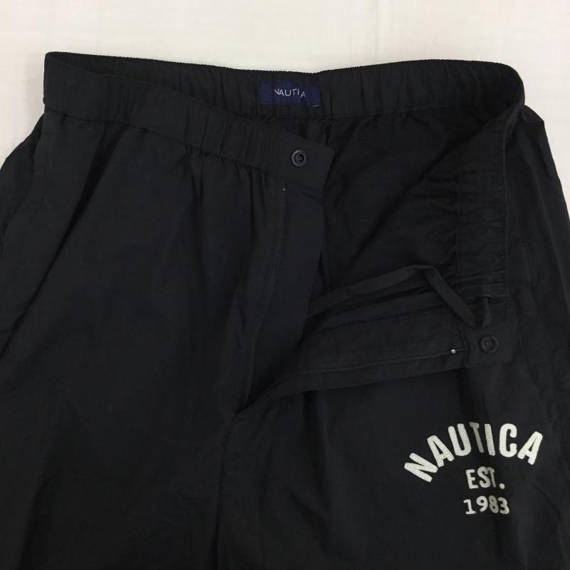 ノーティカ NAUTICA パンツ ワークパンツ、ペインターパンツ 241-1445 トラックパンツ L ロゴ、文字 黒 / ブラック /  メンズ USED 古着 中古 10143878