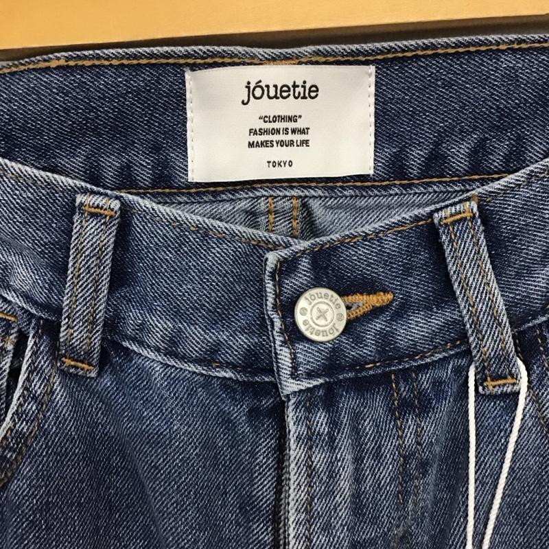 ジュエティ jouetie パンツ デニム、ジーンズ 082322400701 サイドラインストーンストレートデニム M 無地 水色 / ライトブルー /  レディース USED 古着 中古 10149131