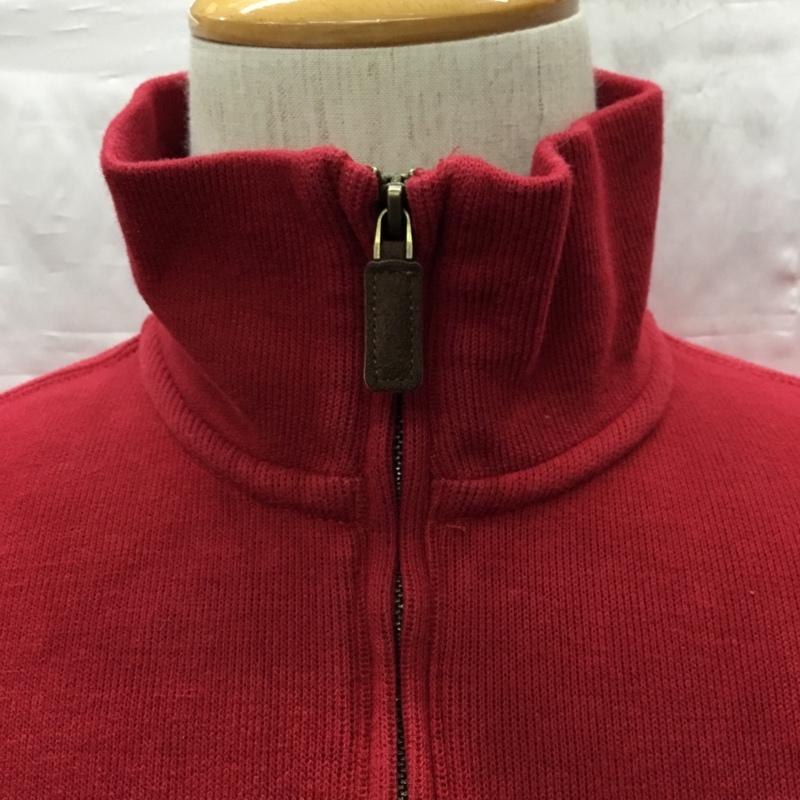 ポロラルフローレン POLO RALPH LAUREN カットソー 長袖 長袖カットソー M ロゴ、文字 赤 / レッド /  メンズ USED 古着 中古 10121676