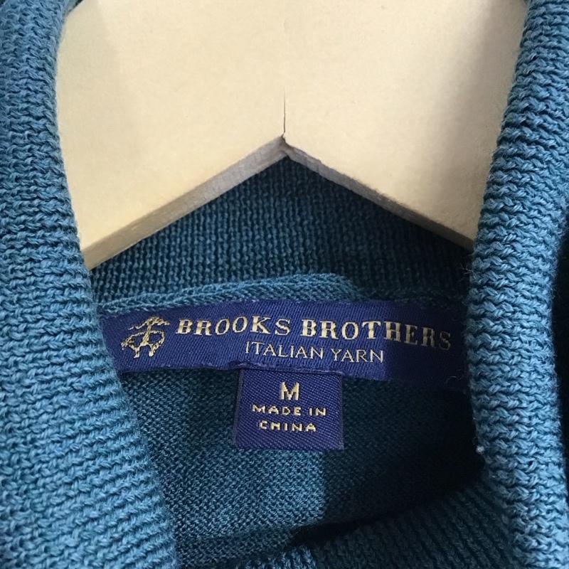 ブルックスブラザーズ BROOKS BROTHERS ニット、セーター 長袖 タートルネック ウール M 無地 緑 / グリーン /  レディース USED 古着 中古 10146381