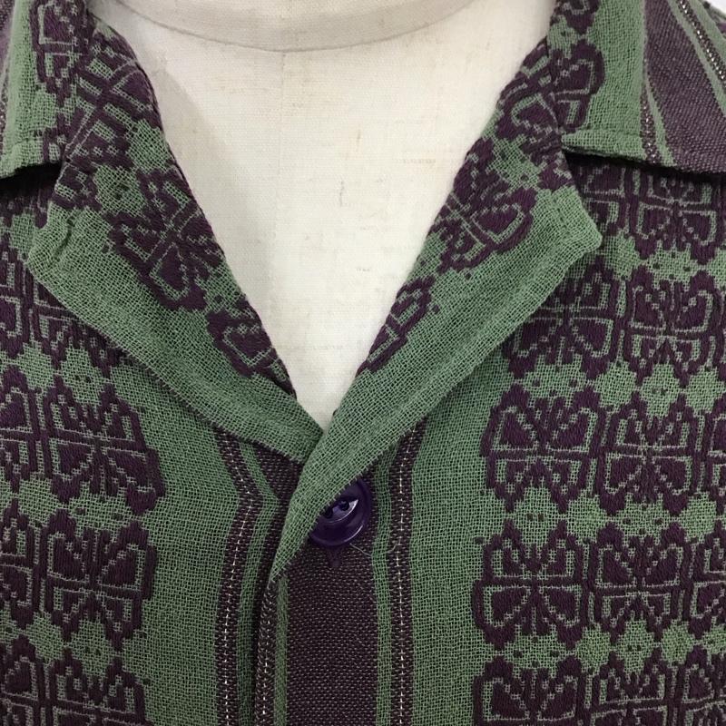 ニードルス Needles シャツ、ブラウス 半袖 半袖シャツ プリントシャツ ポケットシャツ L プリント マルチカラー / マルチカラー /  メンズ USED 古着 中古 10125510