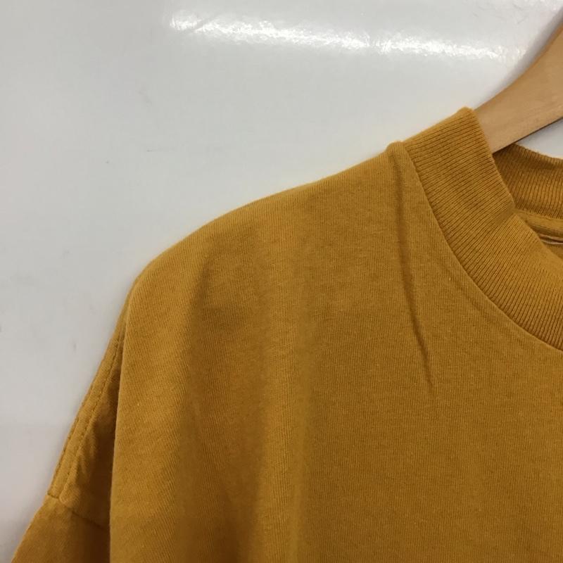 古着 USED Tシャツ 半袖 半袖カットソー プリントTシャツ クルーネックカットソー バンドTシャツ XL ロゴ、文字 マスタード / マスタード /  メンズ USED 古着 中古 10150068