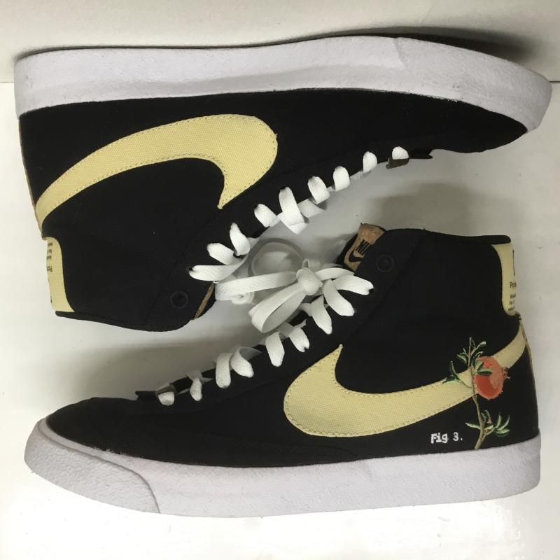 ナイキ NIKE スニーカー スニーカー Blazer Mid 77 Pomegranate ブレーザー ミッド ポムグラネイト CI1166-001 27.0cm 刺繍 黒 / ブラック /  メンズ USED 古着 中古 10108151