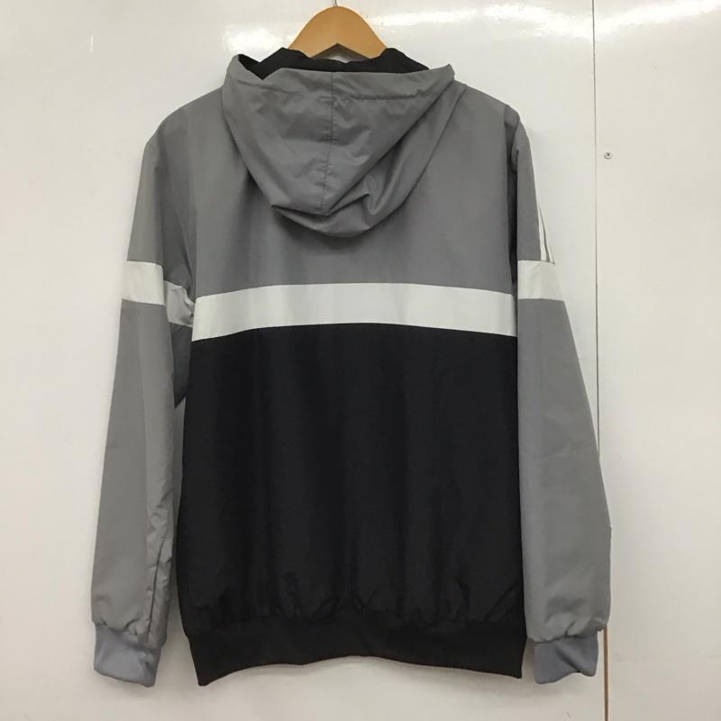 アディダスオリジナルス adidas originals ジャケット、上着 ジャンパー、ブルゾン ay7758 イタスカリバーシブルウィンドブレーカー ジップアップジャケット L ロゴ、文字 黒 / ブラック /  メンズ USED 古着 中古 10147841