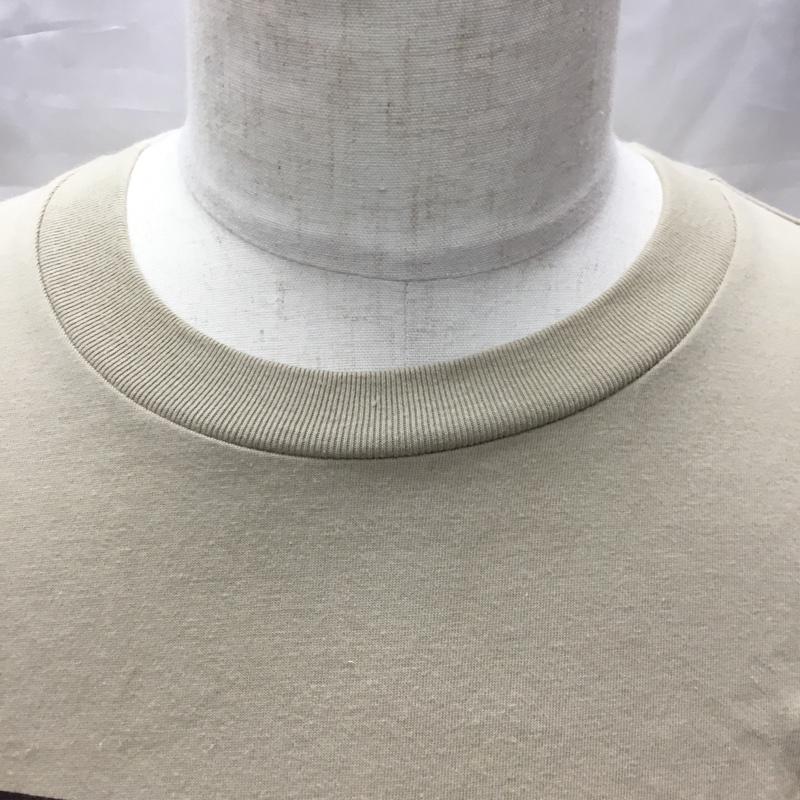 アズールバイマウジー AZUL BY MOUSSY Tシャツ 半袖 251fax90-089f 半袖カットソー プリントTシャツ L プリント ベージュ / ベージュ /  メンズ USED 古着 中古 10114358