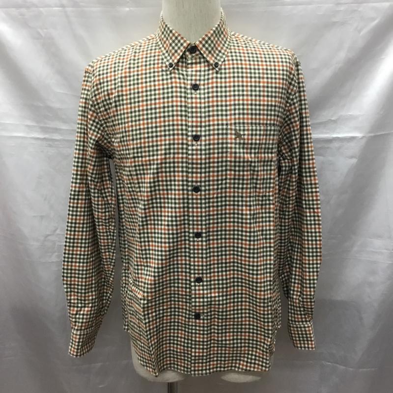 エディーバウアー Eddie Bauer シャツ、ブラウス 長袖 ボタンダウン 胸ポケット チェック S ワンポイント マルチカラー / マルチカラー /  メンズ USED 古着 中古 10116102