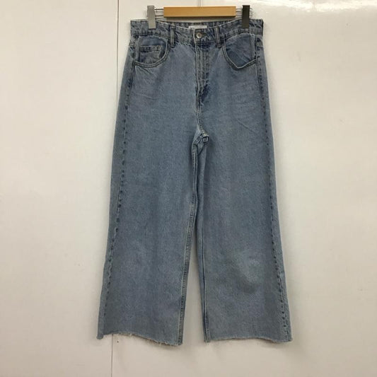 ザラ ZARA パンツ デニム、ジーンズ 36 無地 水色 / ライトブルー /  レディース USED 古着 中古 10130992