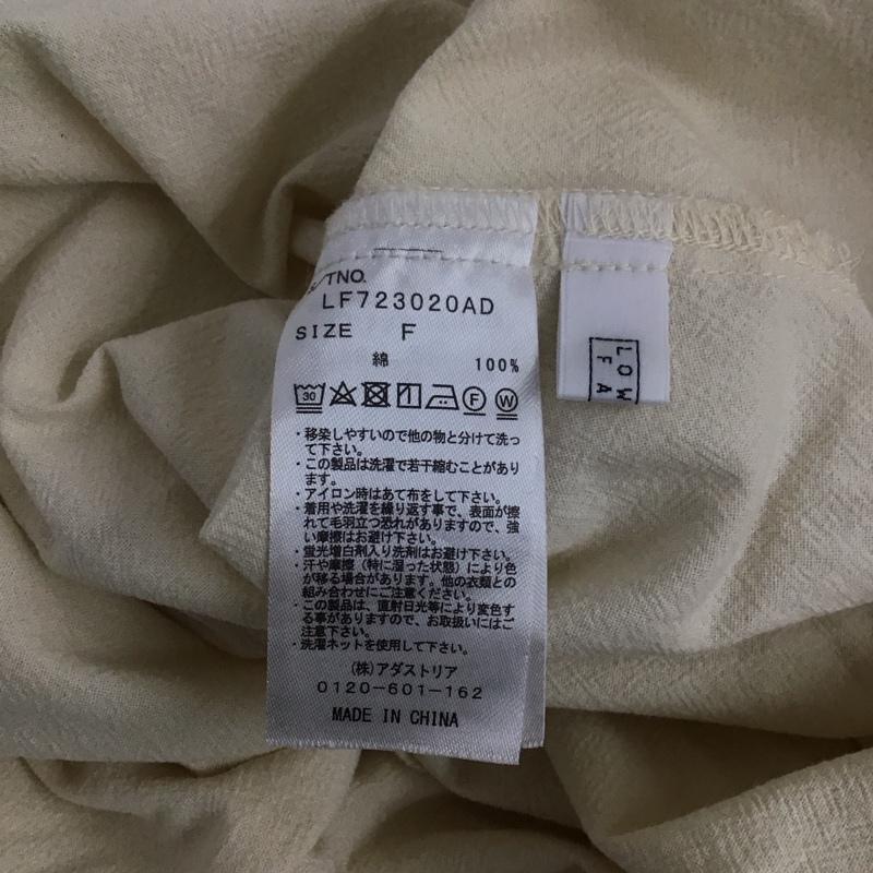 ローリーズファーム LOWRYS FARM ワンピース ロングスカート LF723020AD ソデバルーンリボンワンピース FREE 無地 アイボリー / アイボリー /  レディース USED 古着 中古 10112252