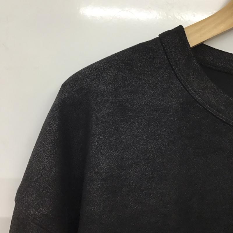 ワングラビティ ONE GRAVITY カットソー 長袖 長袖カットソー 無地カットソー クルーネック M 無地 黒 / ブラック /  メンズ USED 古着 中古 10142944