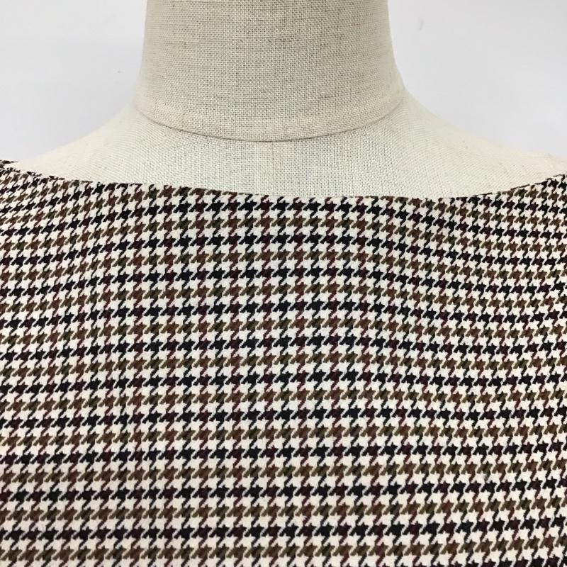 ザラウーマン ZARA WOMAN ワンピース ミニスカート 半袖ワンピース ミニワンピース チェックワンピース M チェック マルチカラー / マルチカラー /  レディース USED 古着 中古 10118522